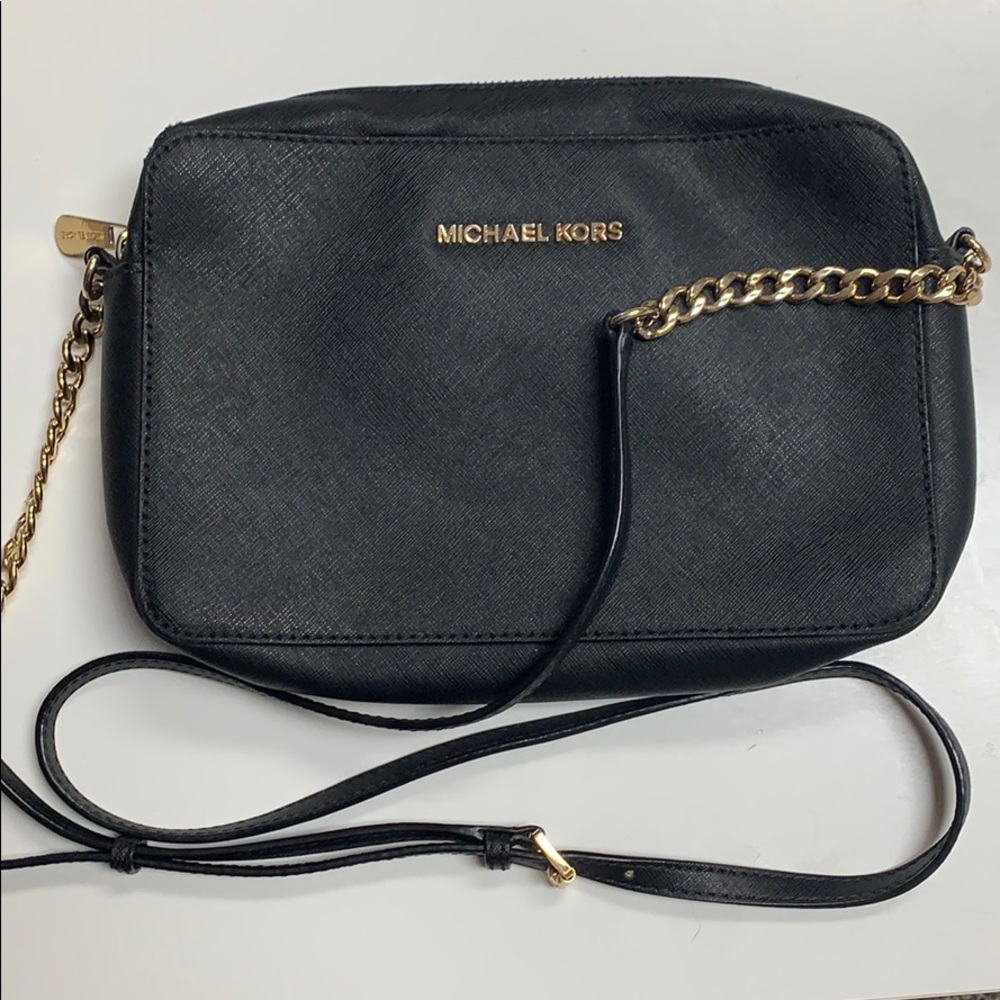 Michael Kors black crossbody purse